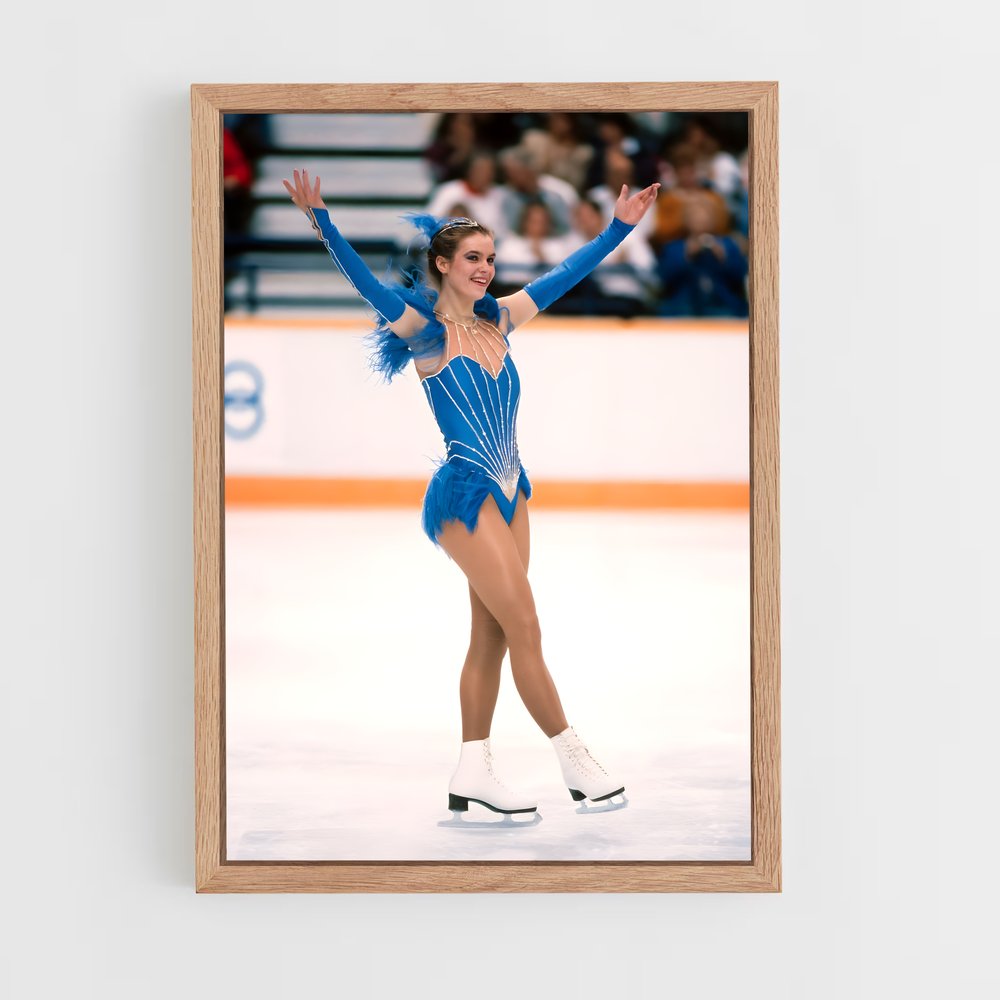 Poster Katarina witt patineuse – affiche Patinage artistique (vue 4)